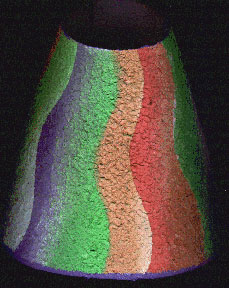 Orange Wave lampshade Orange Wave Lampshade