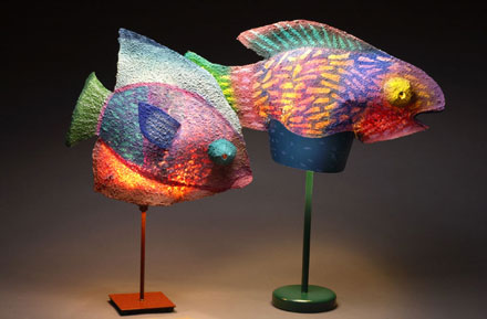Two Fish Lamps Two Fish Lamps