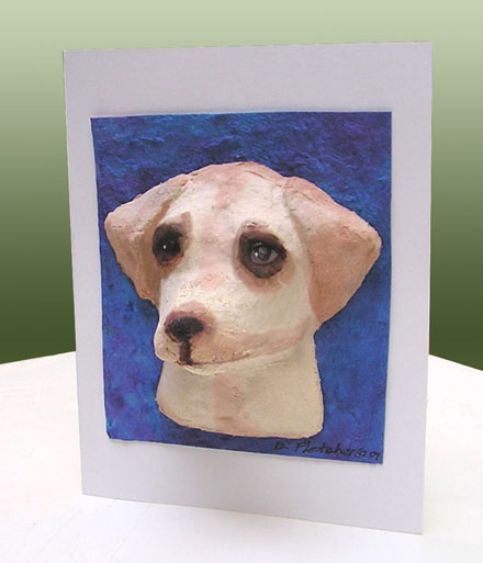Yellow Lab Card Yellow Lab Card
